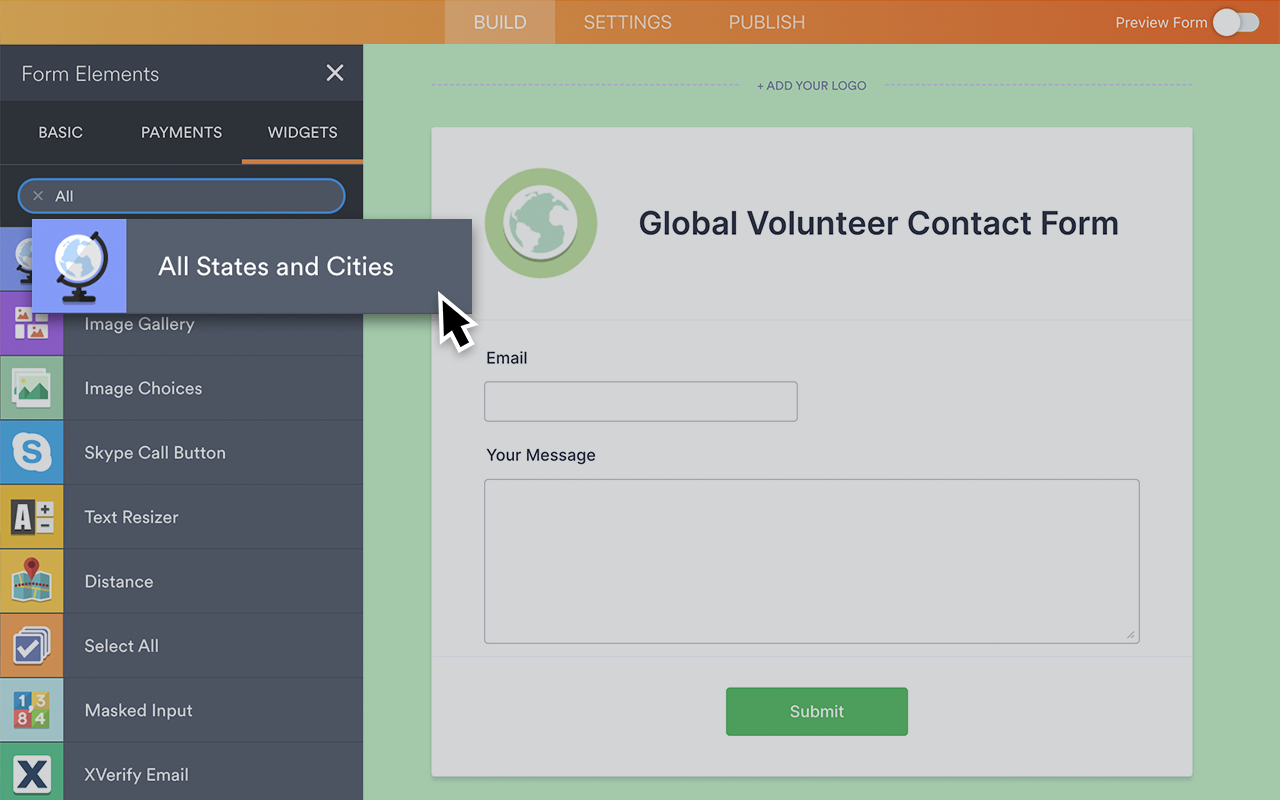 All States and Cities Screenshot 2