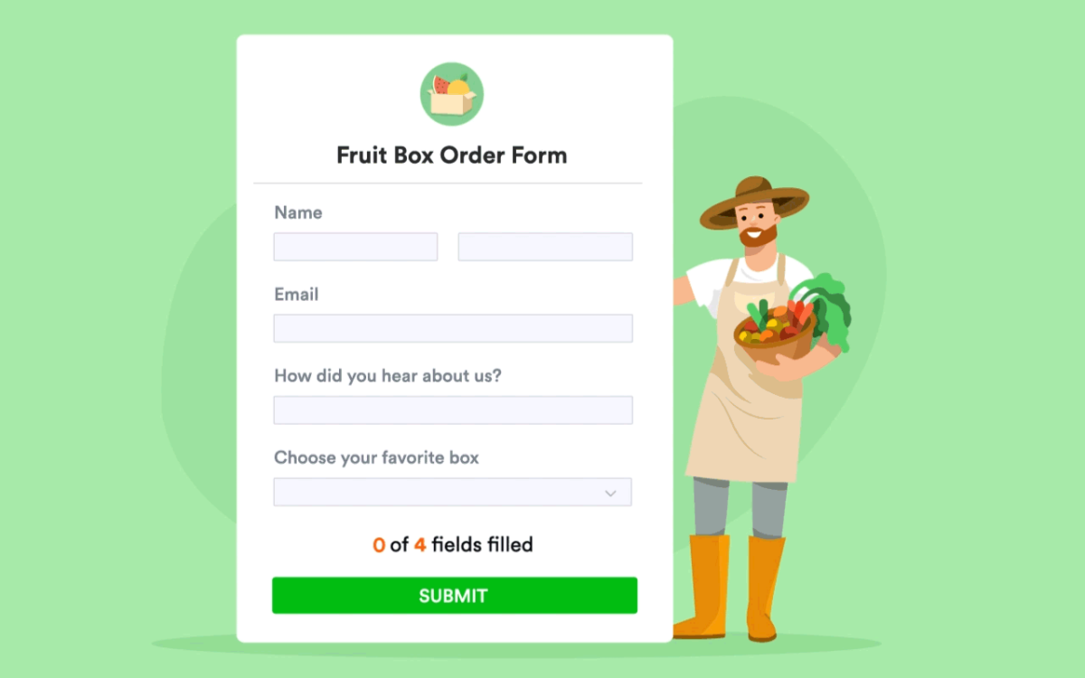 Filled Fields - Form Widgets | Jotform