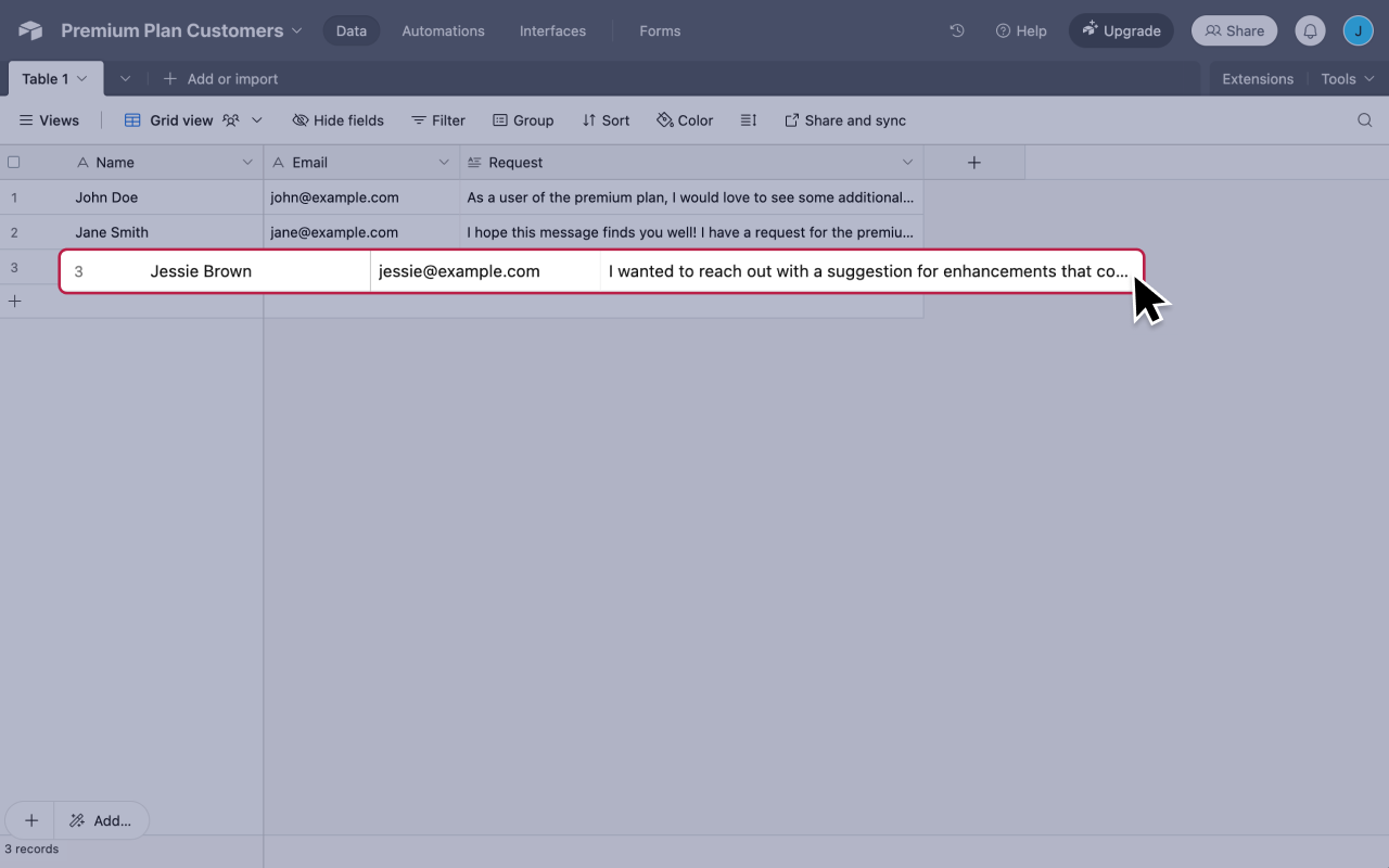 Airtable Screenshot 5