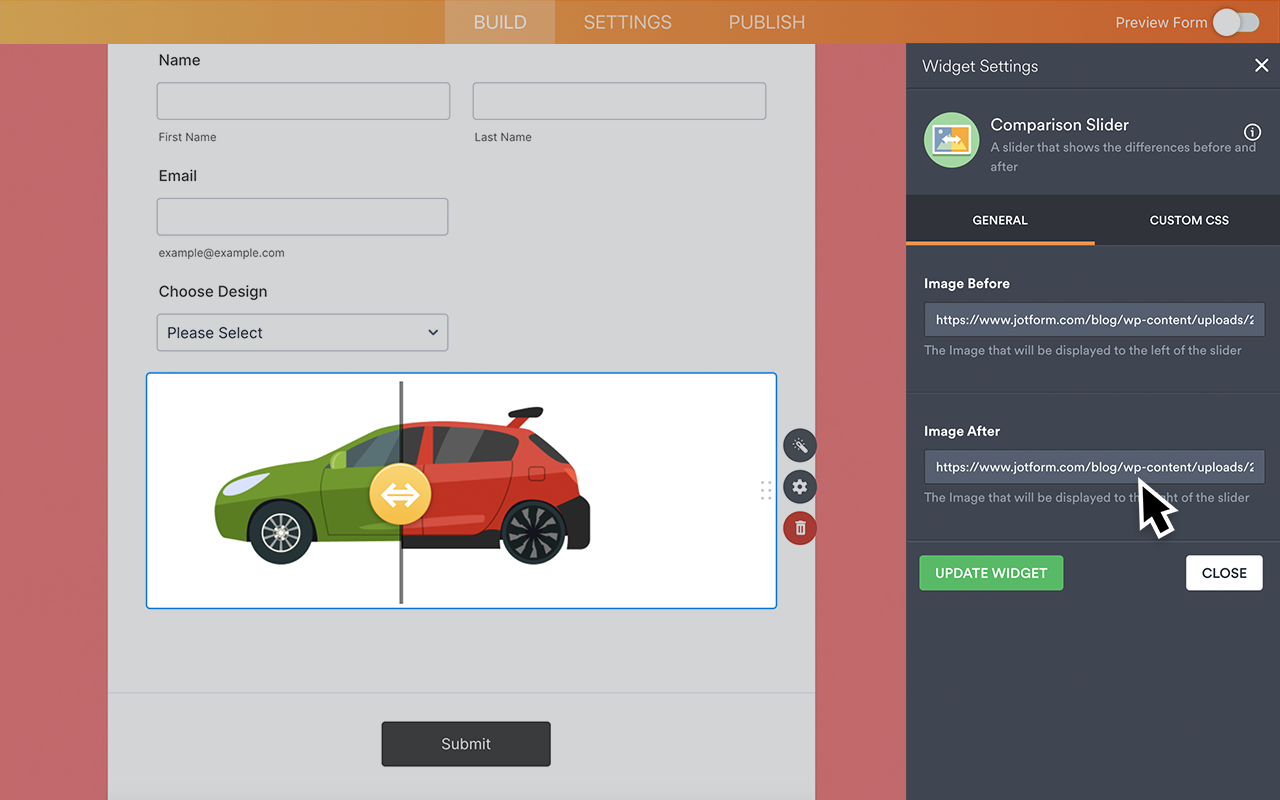 Comparison Slider Screenshot 3
