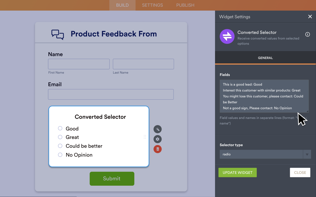 Converted Selector Screenshot 3
