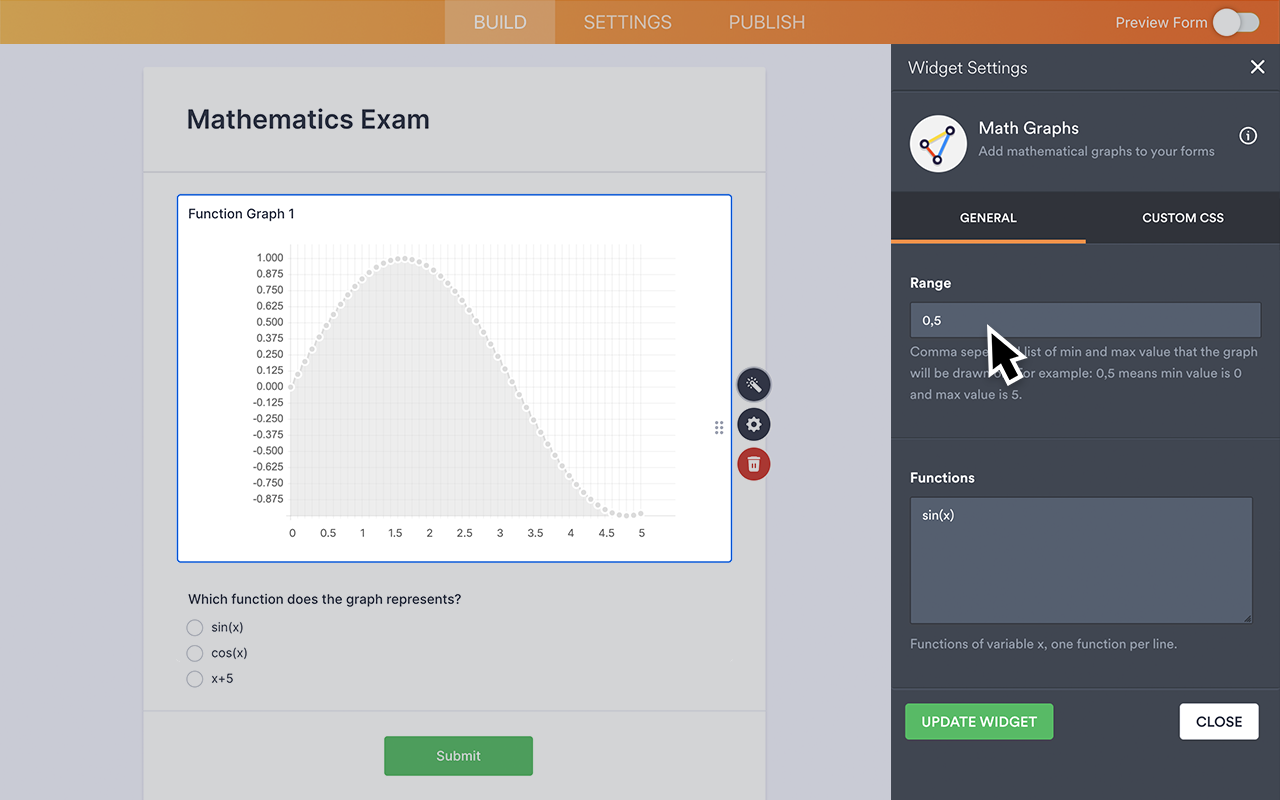 Math Graphs Screenshot 3