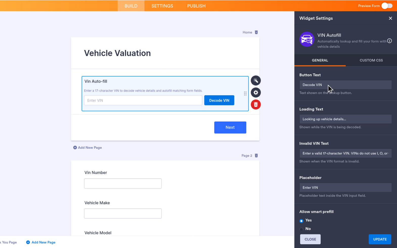 VIN Autofill Screenshot 3