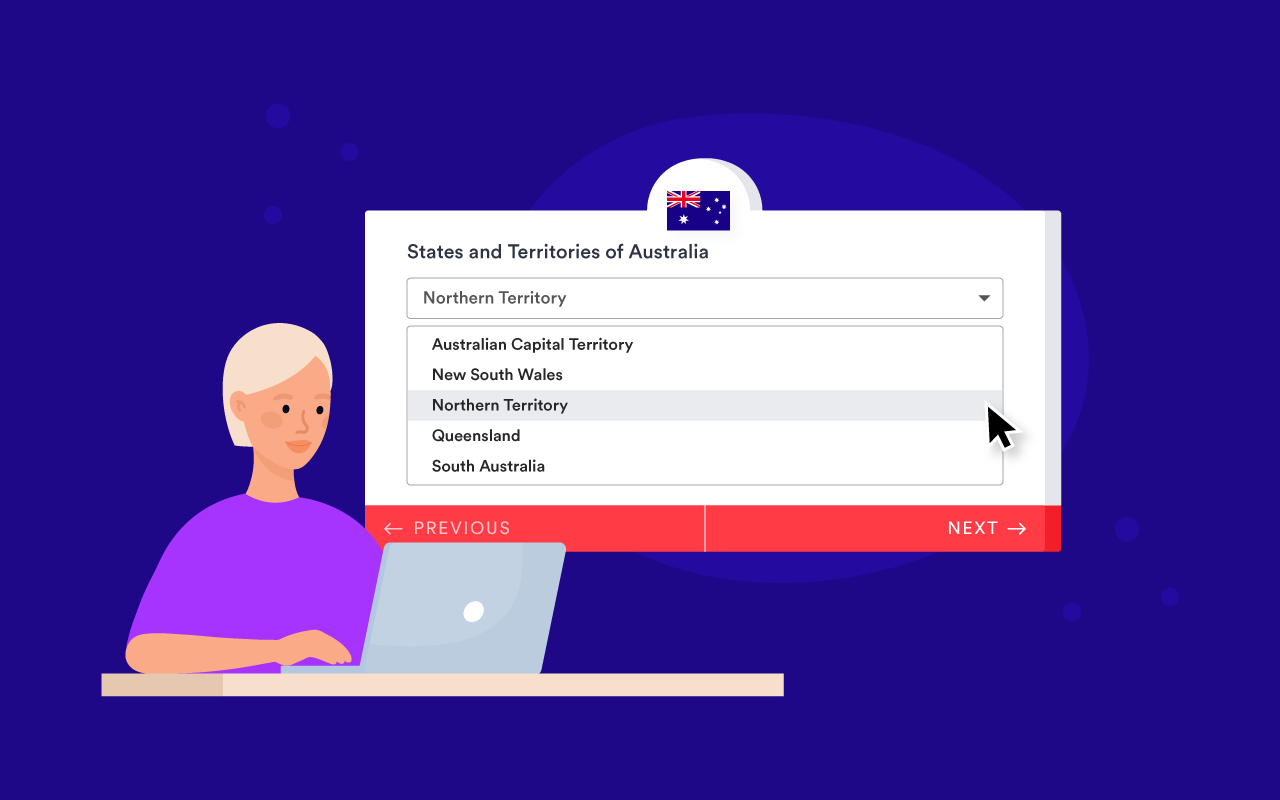 States and Territories of Australia Screenshot 1