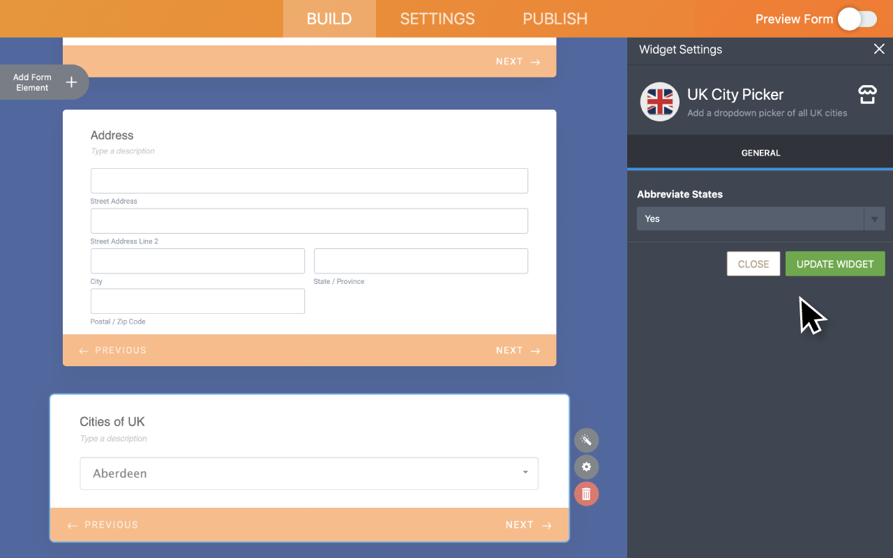 UK City Picker Screenshot 3