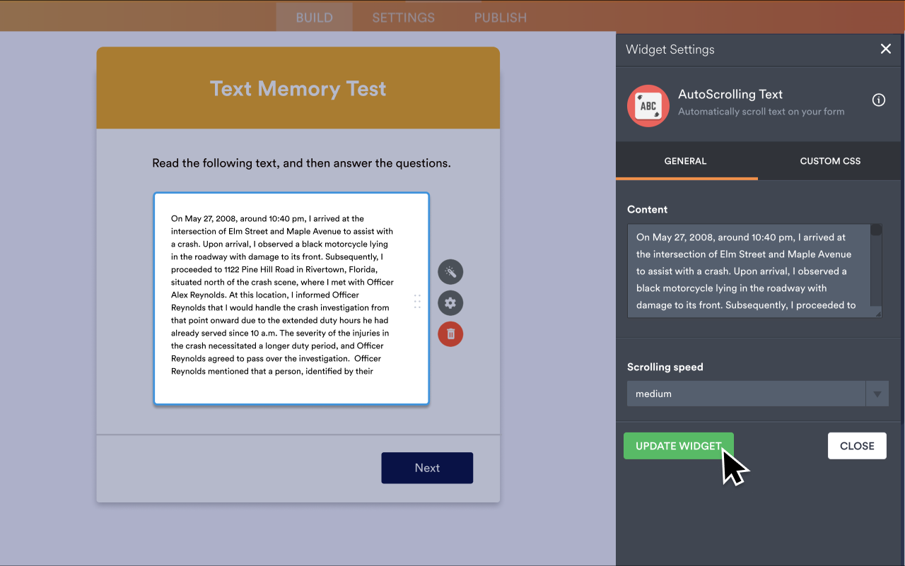 AutoScrolling Text Screenshot 3