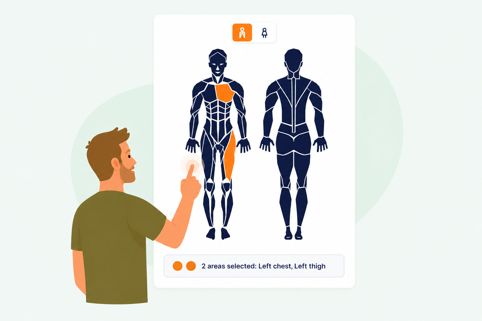 Body Parts Selector Screenshot 1