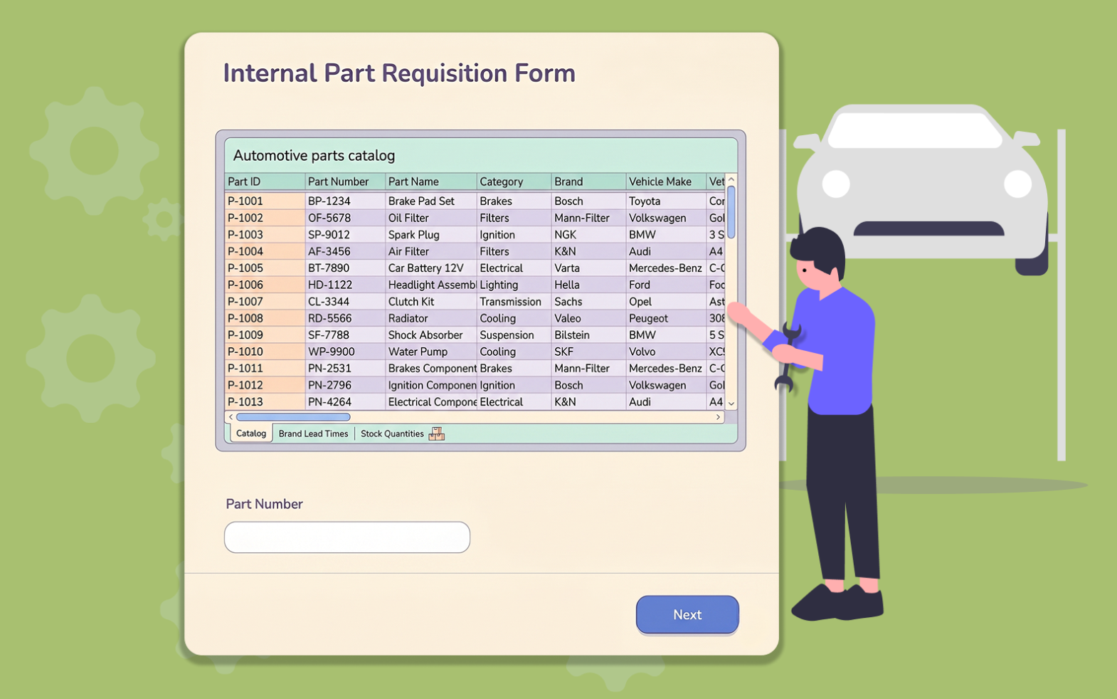 Google Sheets Embed Screenshot 1