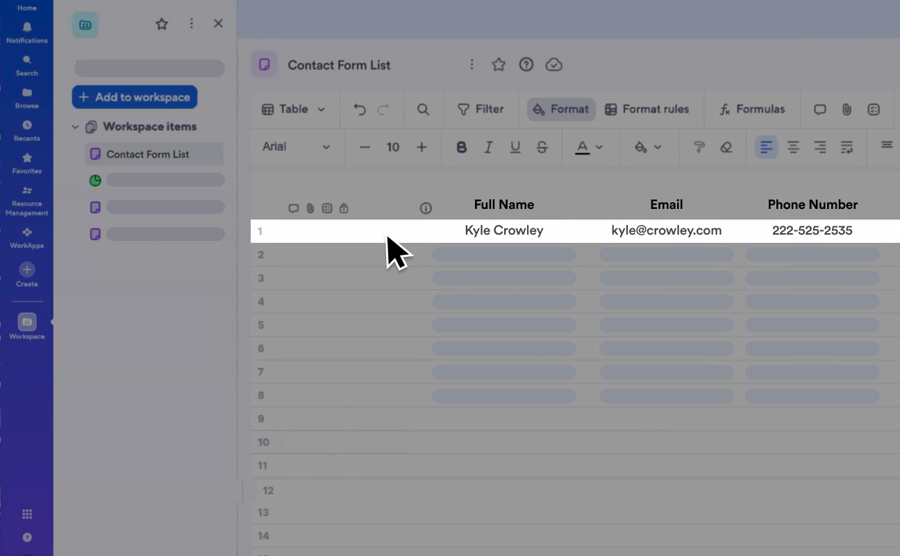 Smartsheet Screenshot 5