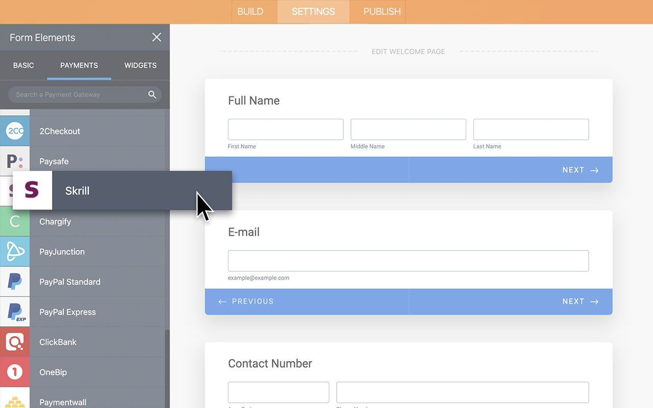 Skrill Integration Screenshot 2