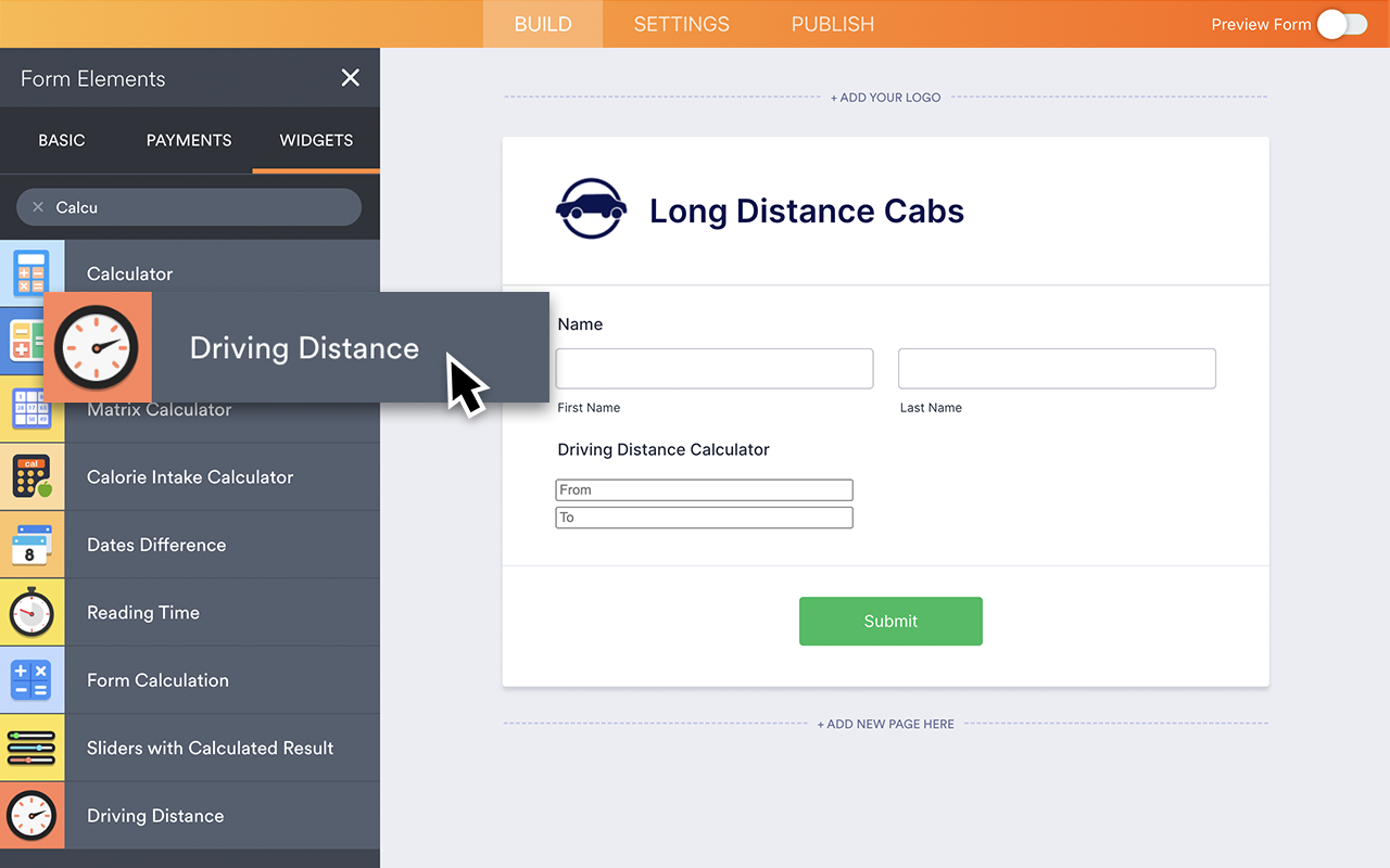 Driving Distance Screenshot 2