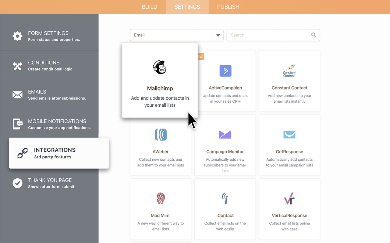 Forms for Mailchimp Screenshot 2