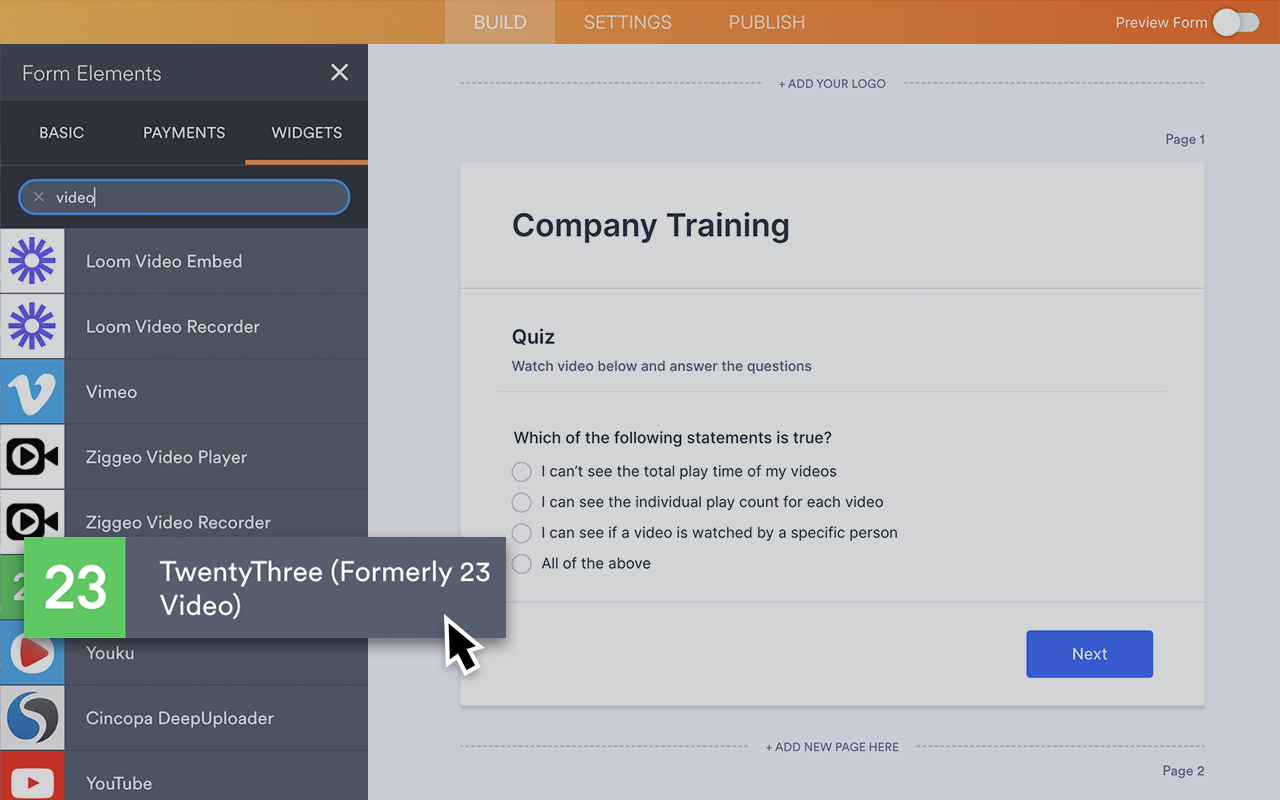 TwentyThree (Formerly 23 Video) Screenshot 2