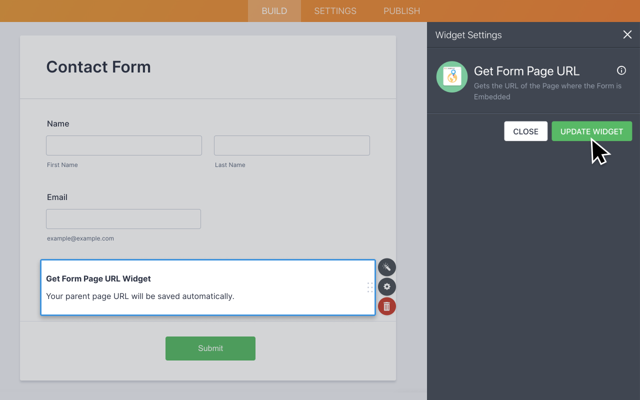 Get Form Page URL Screenshot 3