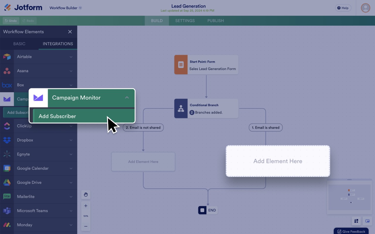 Campaign Monitor Screenshot 2