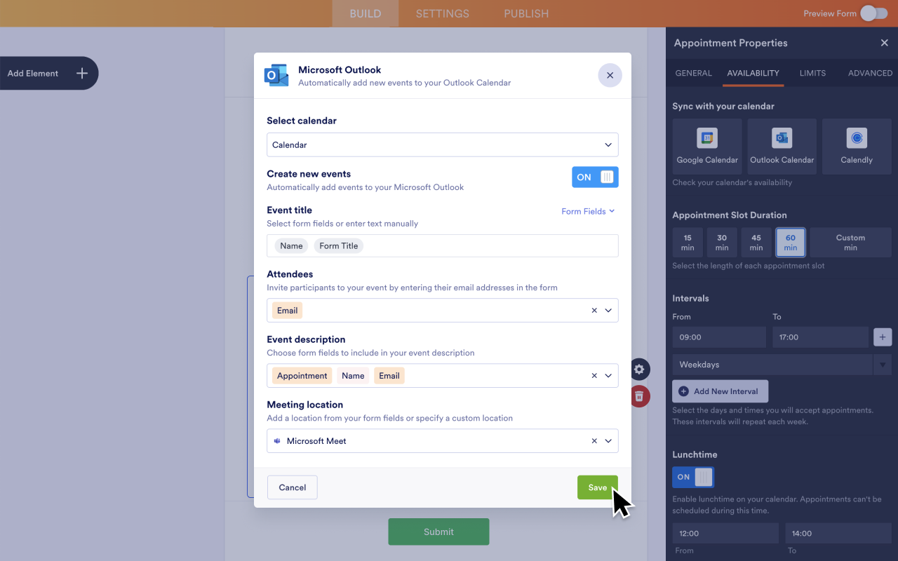 Outlook Calendar Screenshot 3