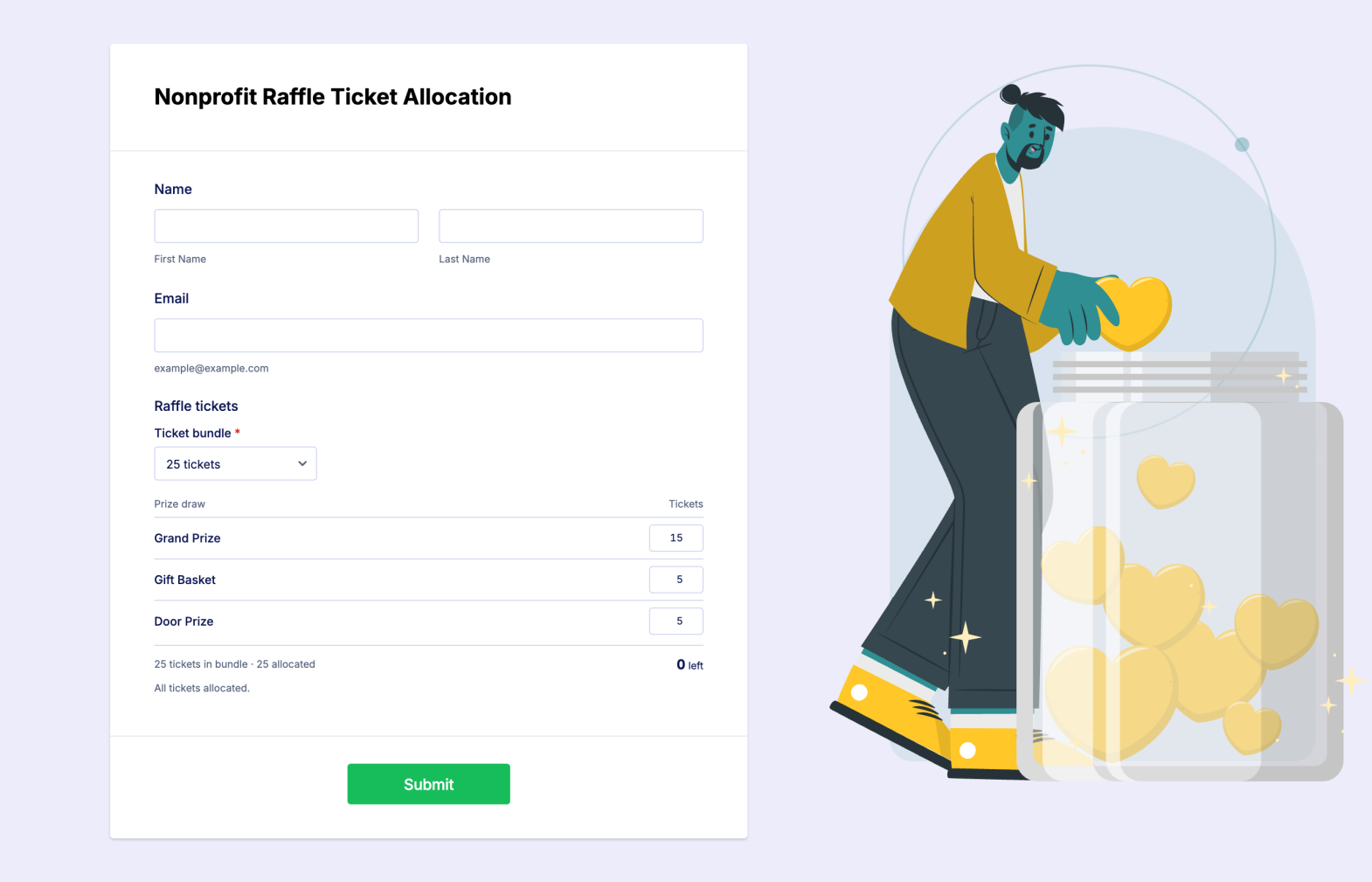 Raffle Ticket Allocator Screenshot 1