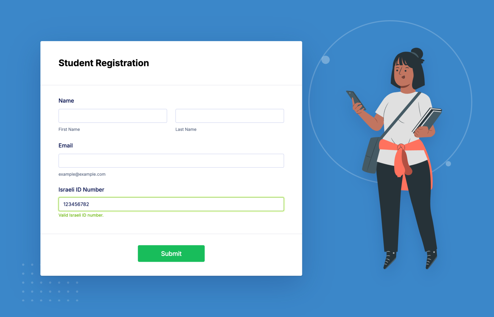 Israeli ID Validator Screenshot 1