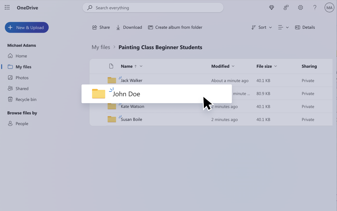 OneDrive Screenshot 5