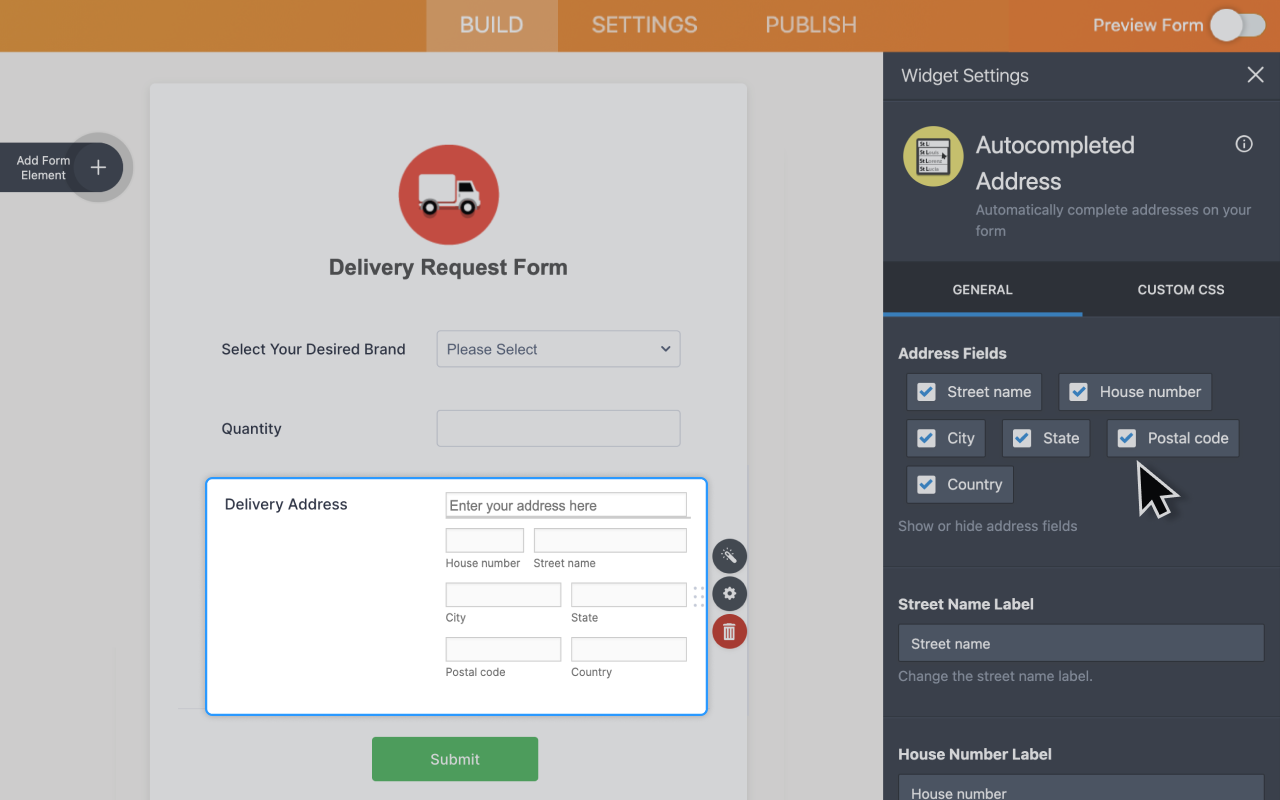 Autocompleted Address Screenshot 3