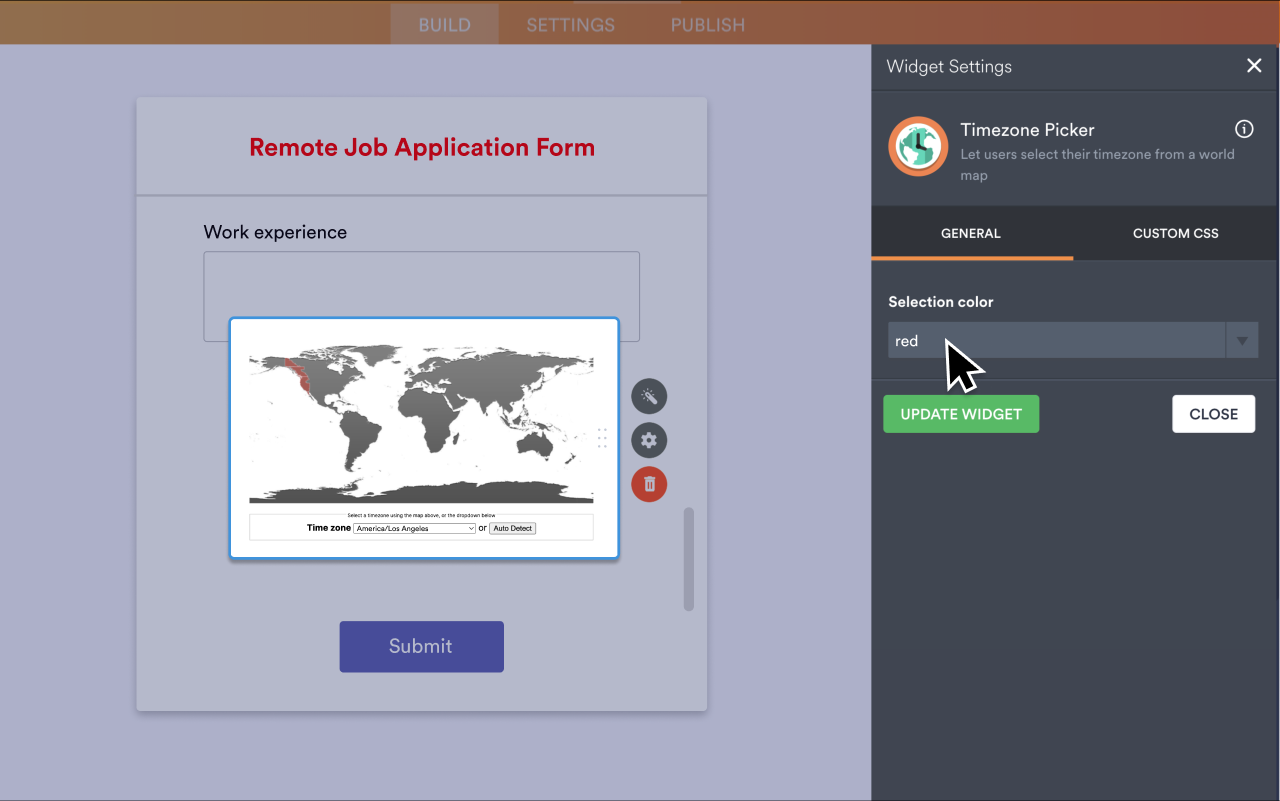 Timezone Picker Screenshot 3