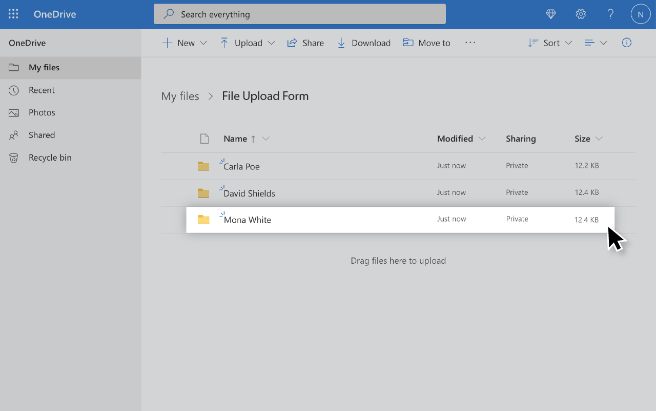 OneDrive Screenshot 4