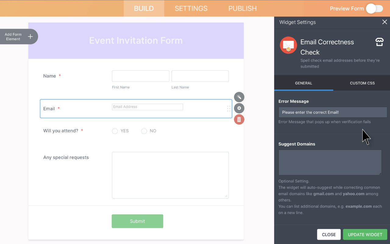 Email Correctness Check Screenshot 3