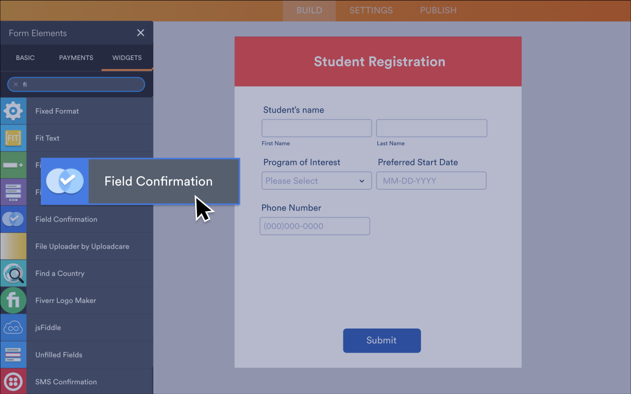 Field Confirmation Screenshot 2