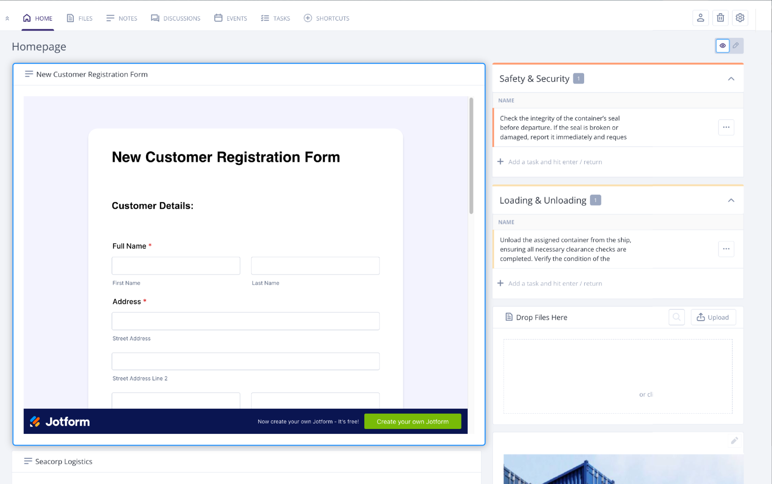 Clinked Client Portal Screenshot 5