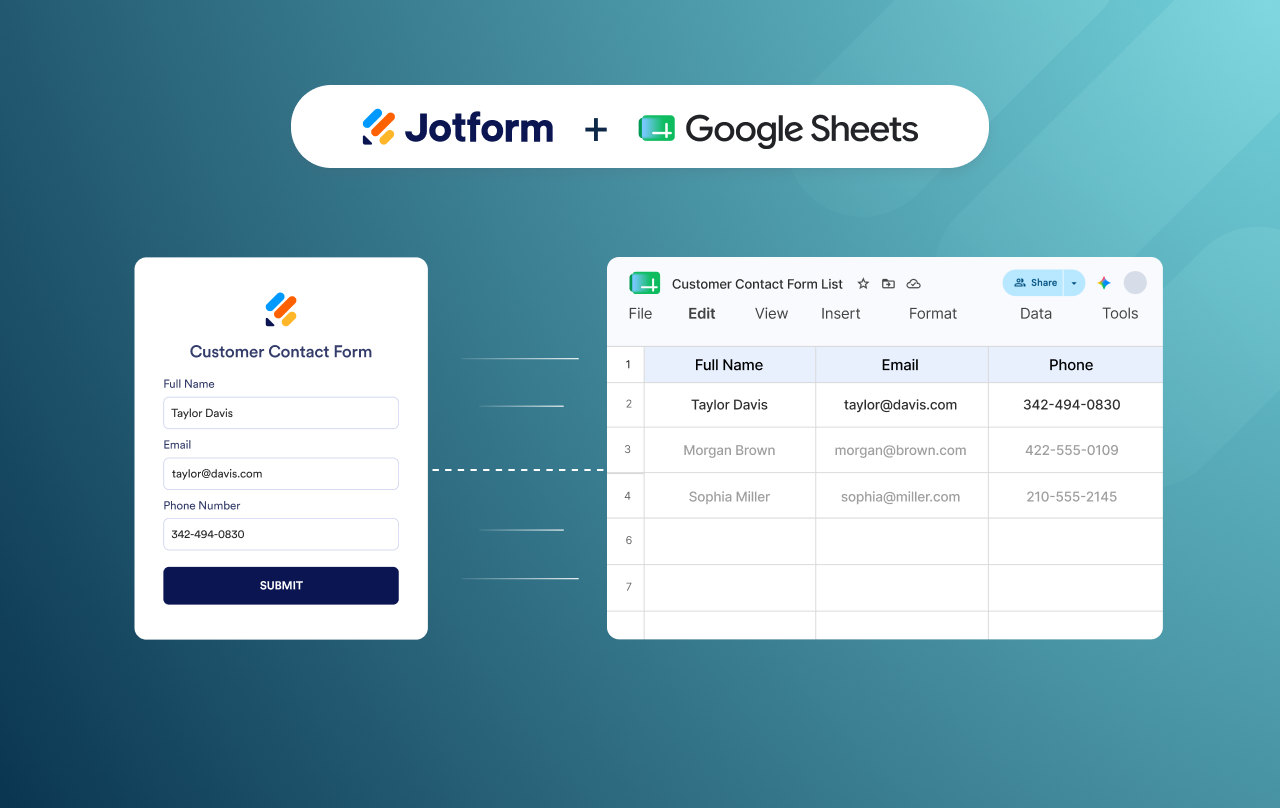 Google Sheets Integration Screenshot 1