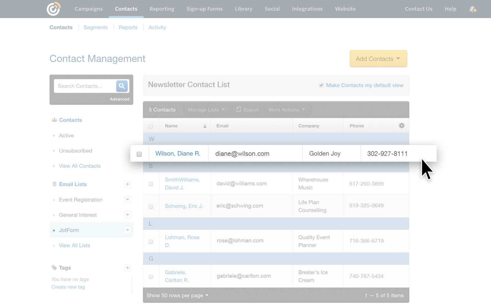 Constant Contact Screenshot 4