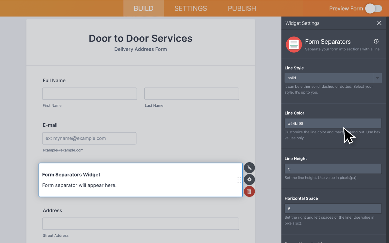 Form Separators Screenshot 3