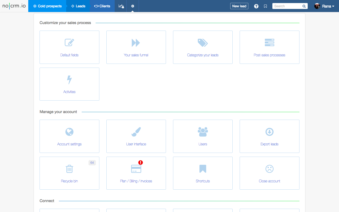 noCRM io Integration Screenshot 4