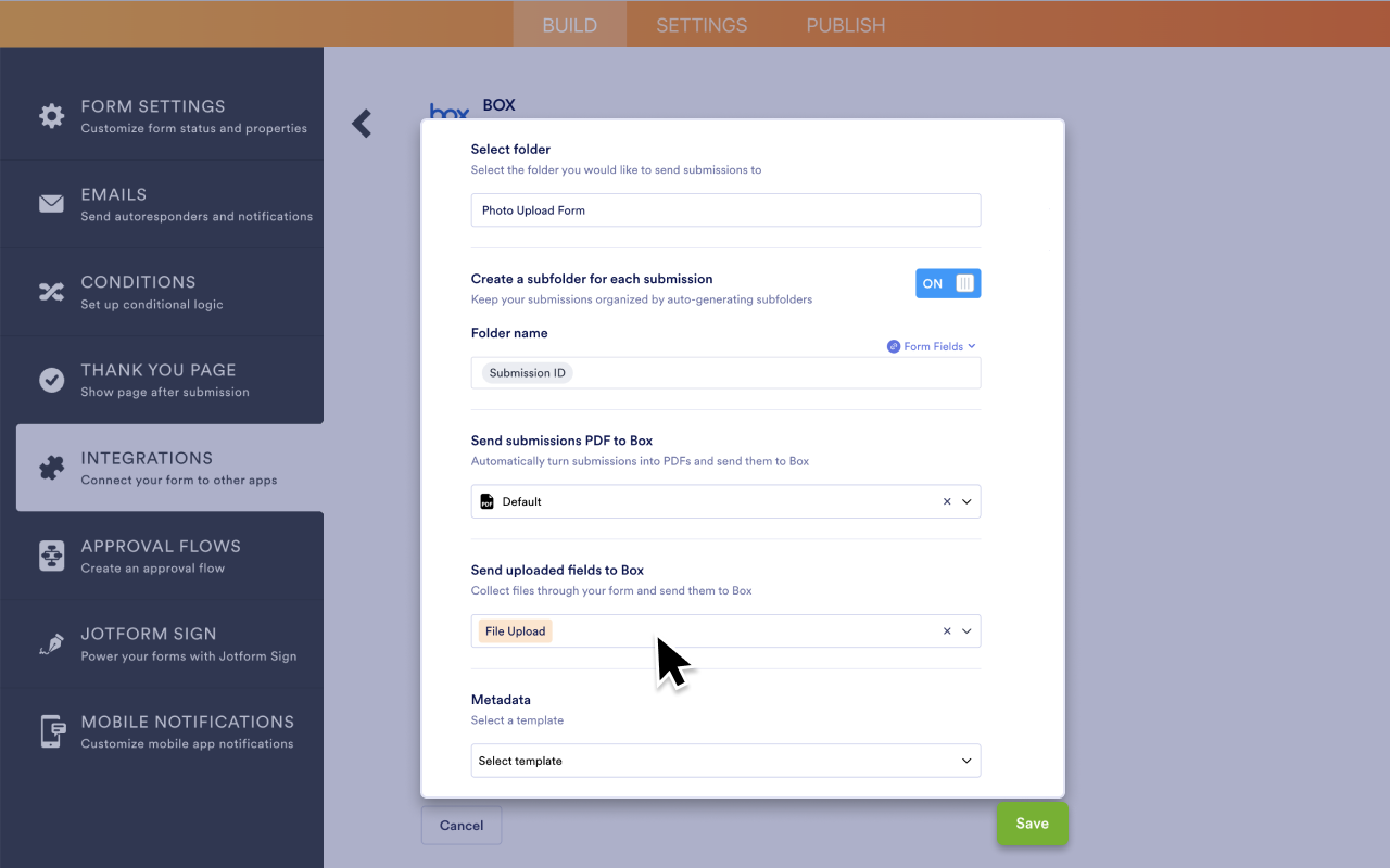 Jotform Box Integration | File Sharing & Storage Integrations