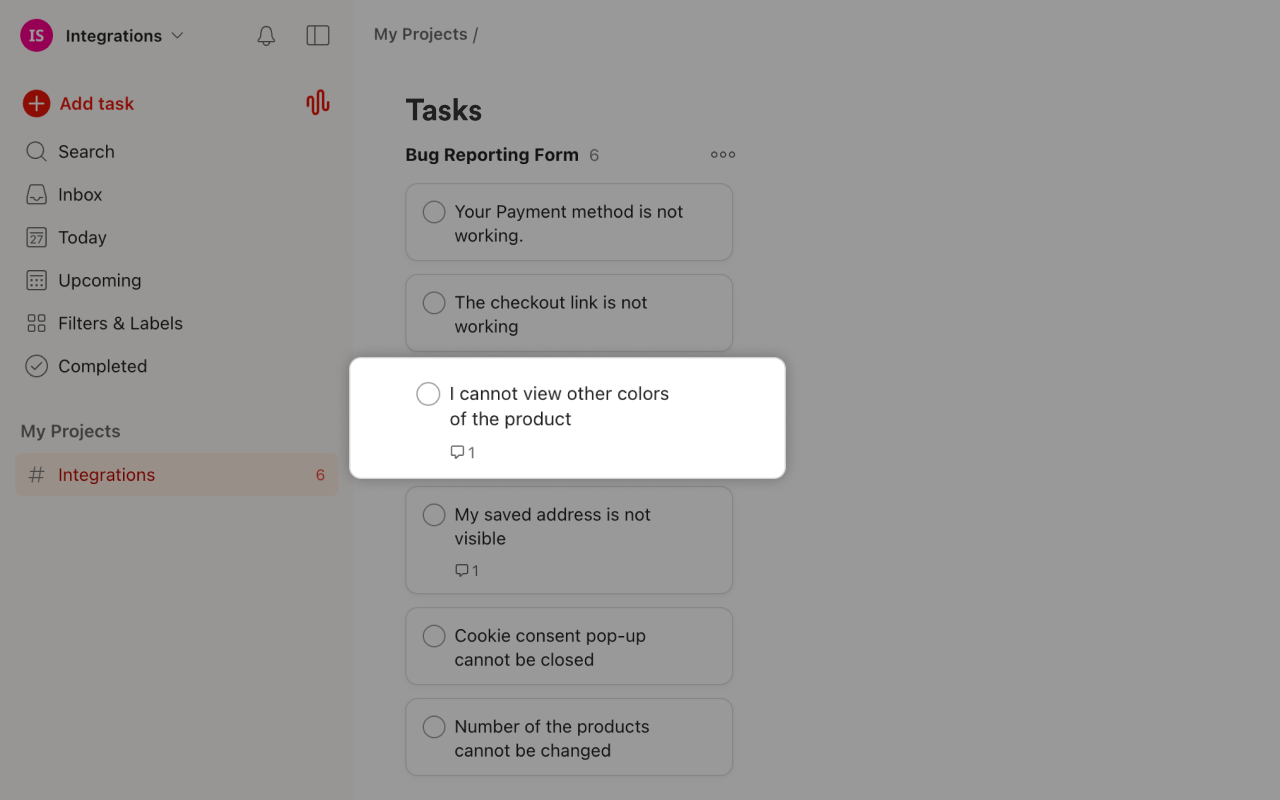 Todoist Screenshot 5