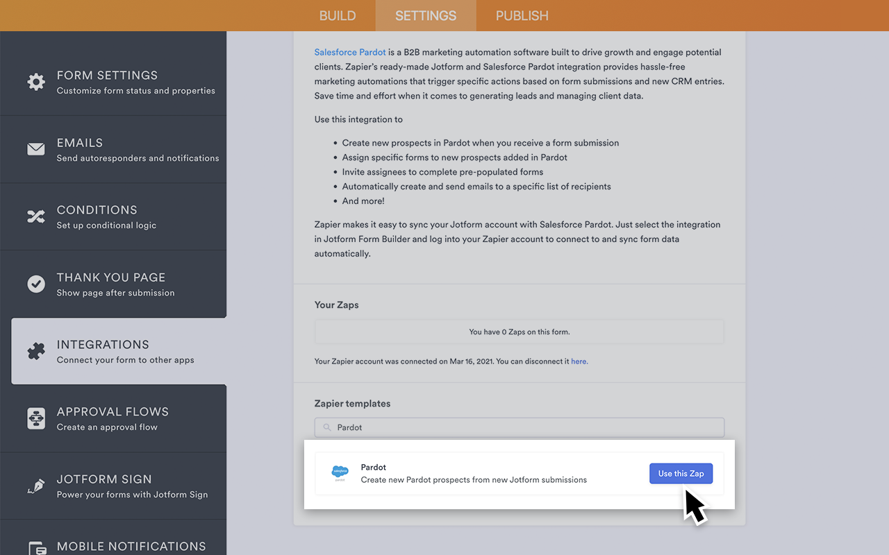 Salesforce Pardot Screenshot 3