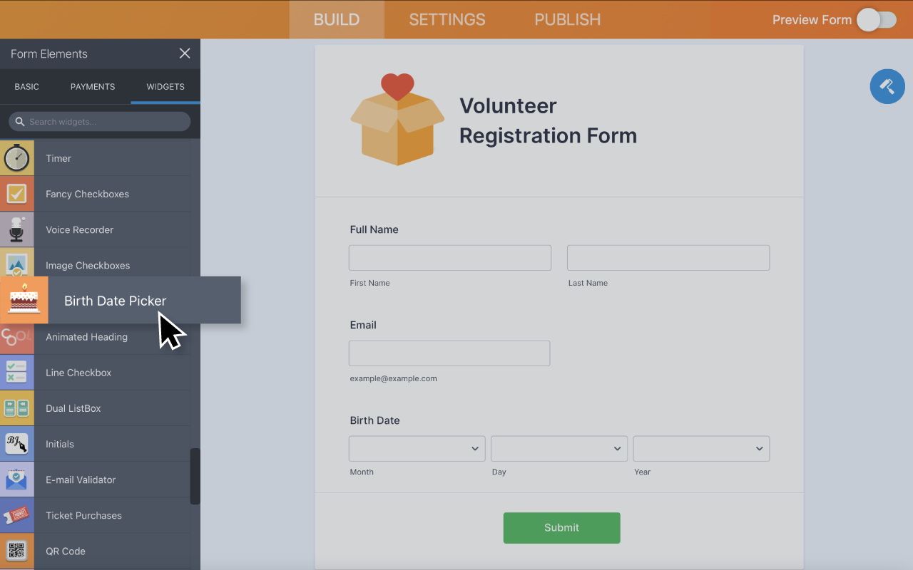 Birth Date Picker Screenshot 3