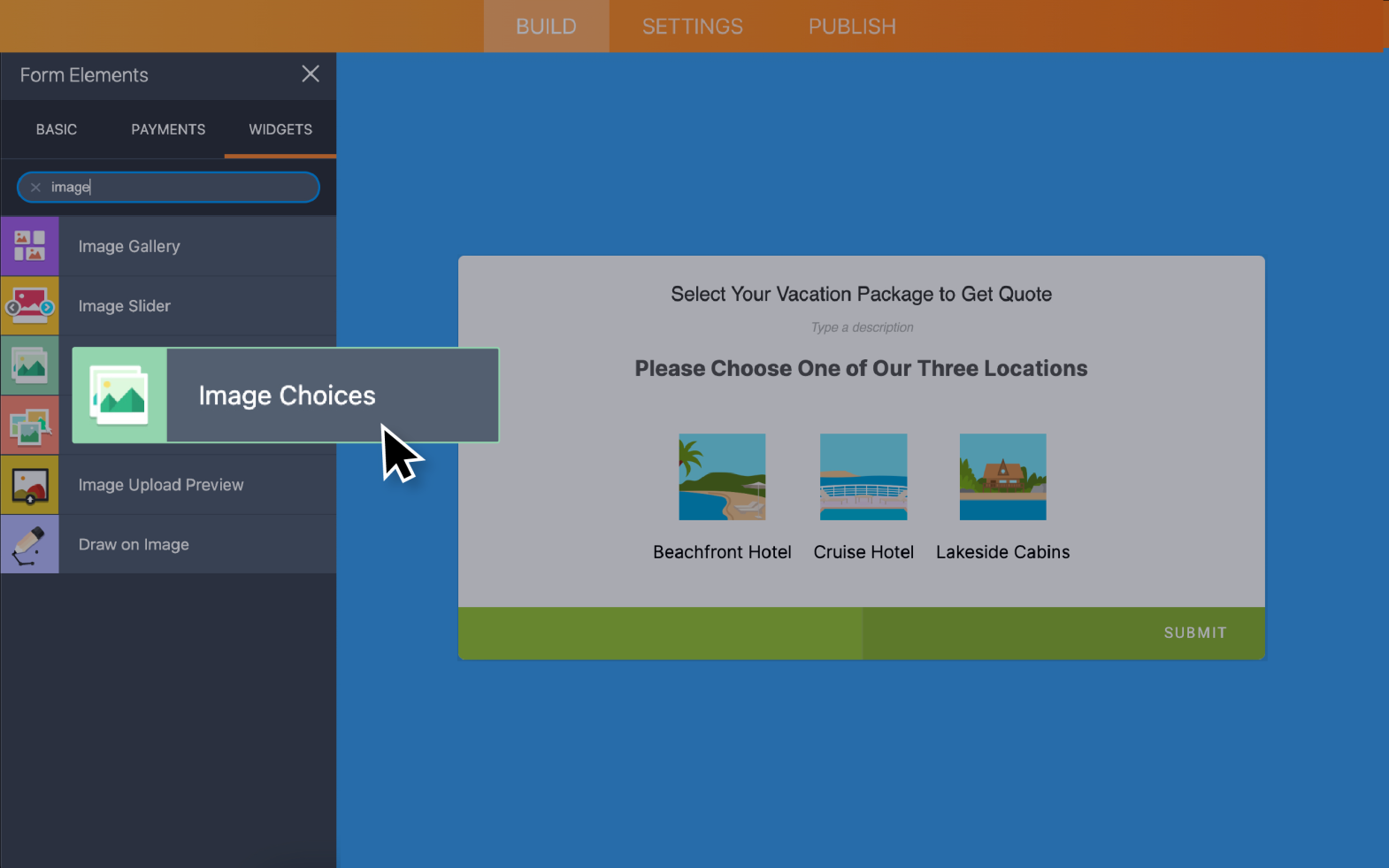 Image Choices Screenshot 2