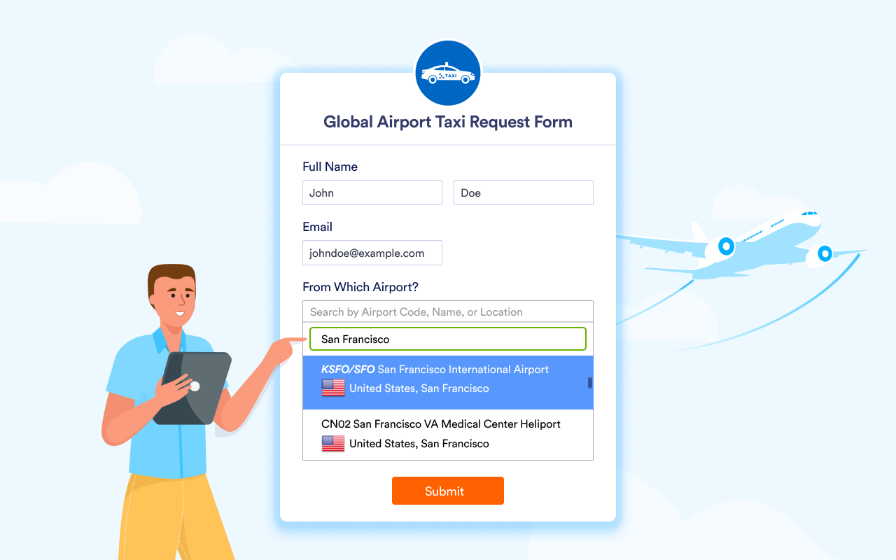 Airport Picker Screenshot 1