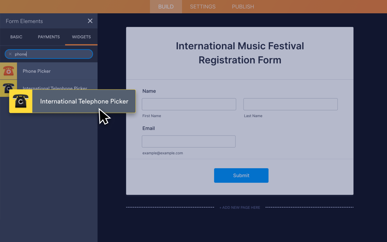 International Telephone Picker Screenshot 2