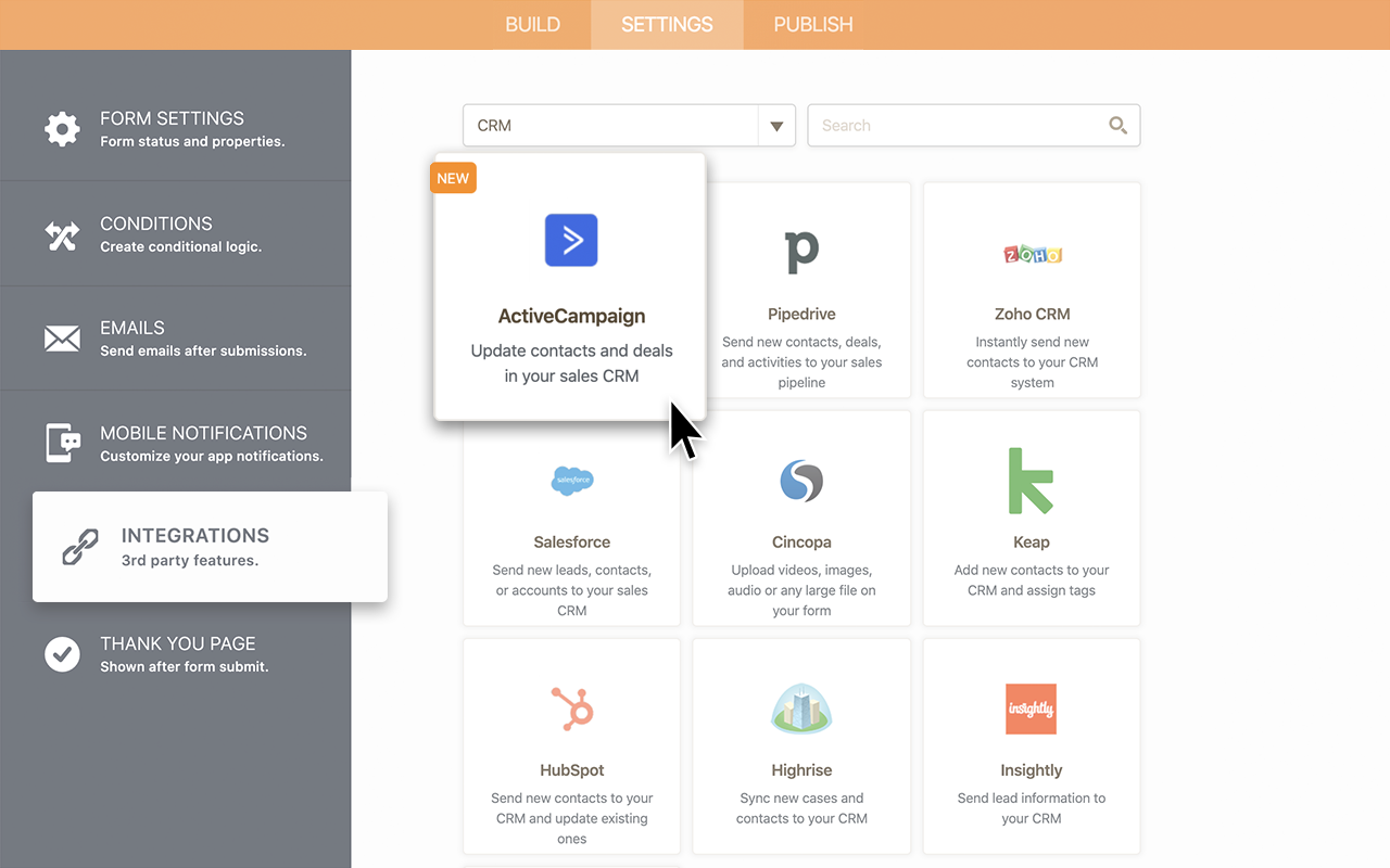 ActiveCampaign Integration Screenshot 2