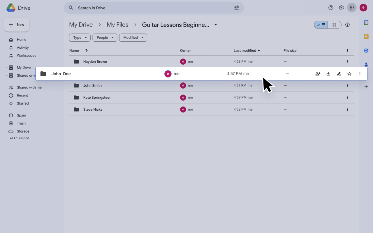 Google Drive Screenshot 5