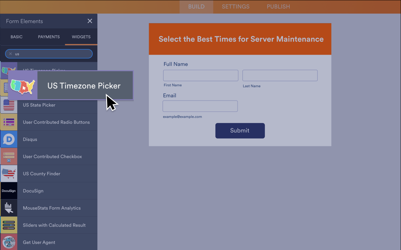 US Timezone Picker Screenshot 2