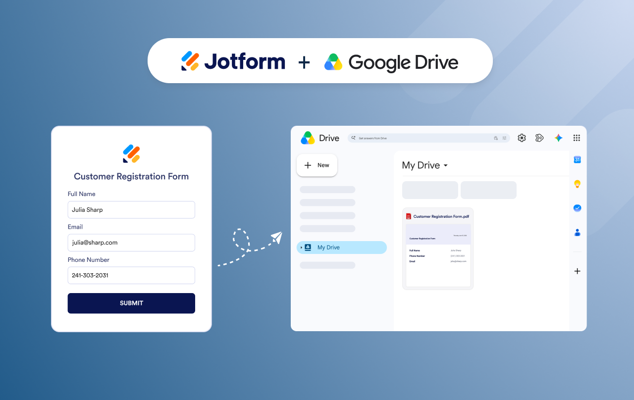 Google Drive Integration Screenshot 1