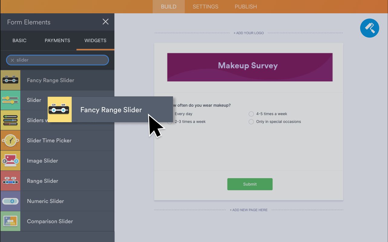 Fancy Range Slider Screenshot 2