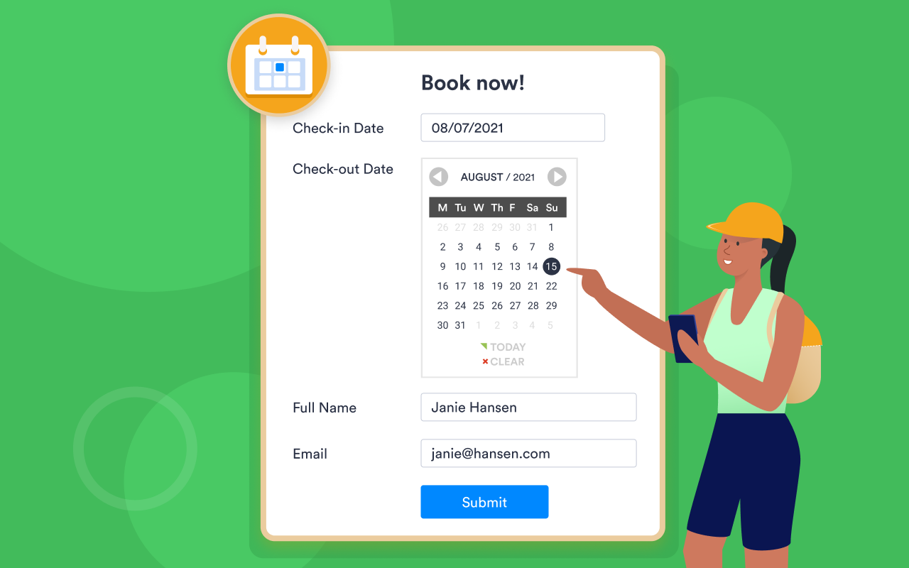 Large Date Picker Screenshot 1