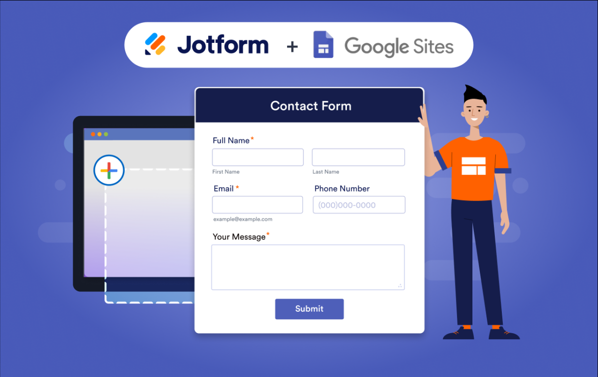 Jotform Google Sites Integration | CMS Integrations