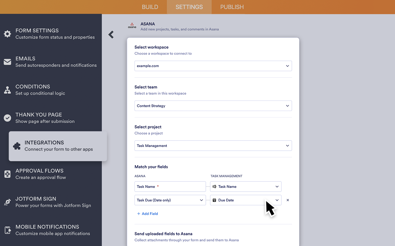 Asana Integration Screenshot 5