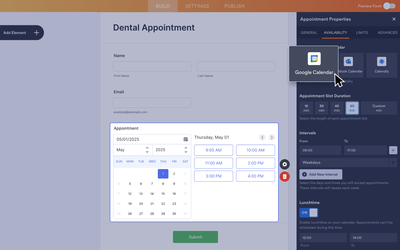 Google Calendar Screenshot 2