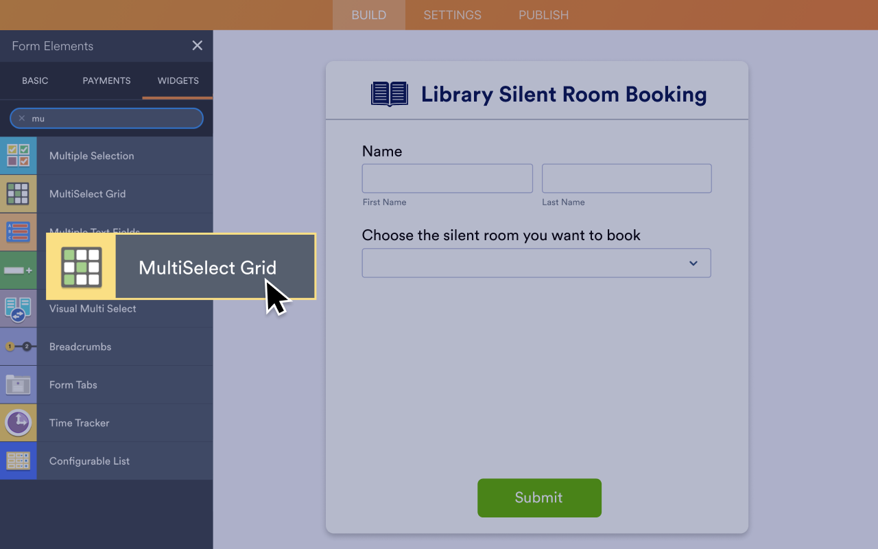 MultiSelect Grid Screenshot 2